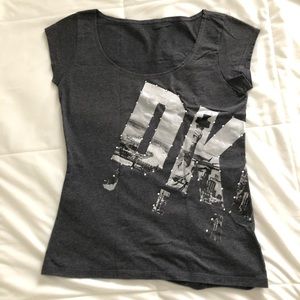 DKNY JEANS Grey Designer Tee